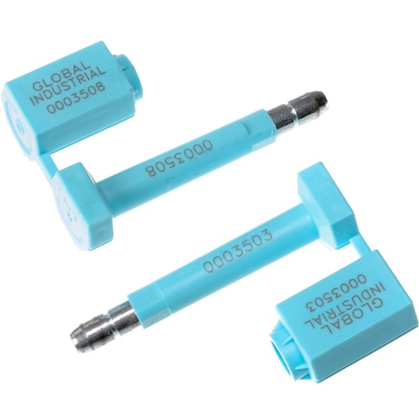 High Security Bolt Seal, Blue, 50PK